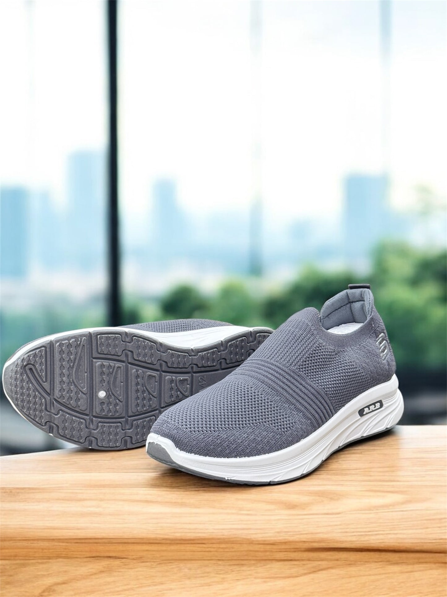 Grey Slip-In Joggers