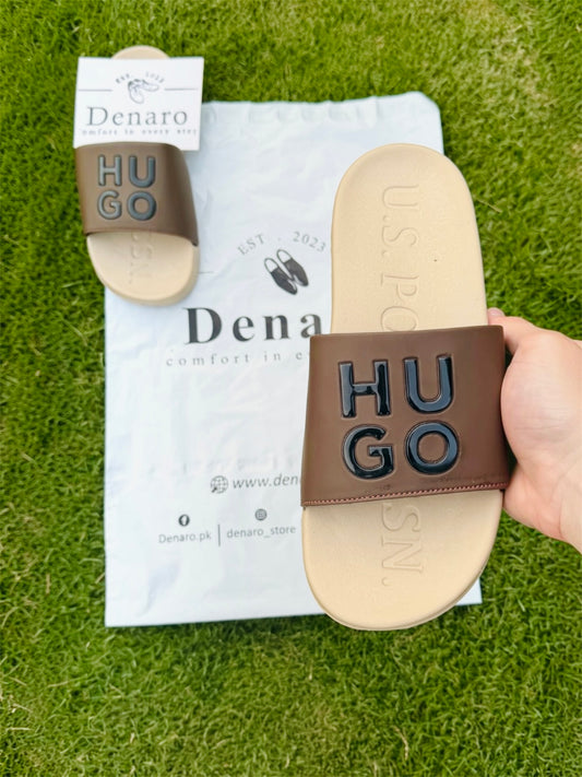 CREAM BEIGE HU-GO Slides
