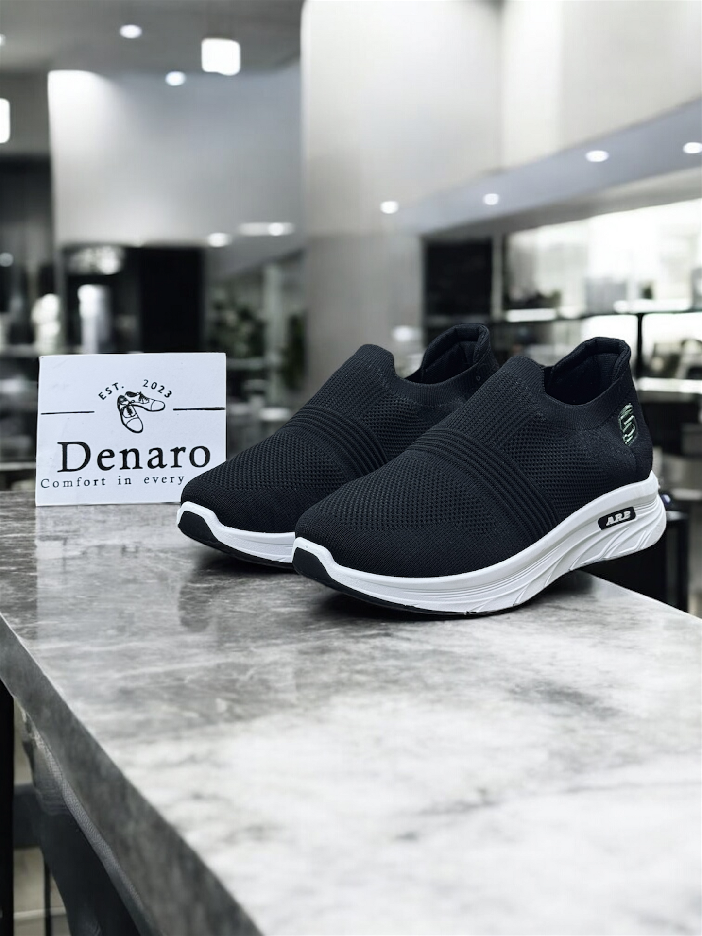 Black Slip-In Joggers