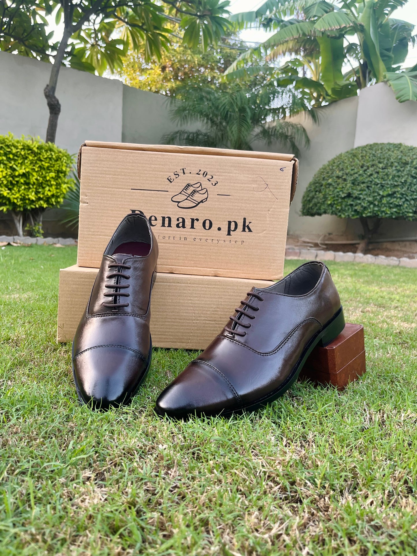 Brown Oxford Formal Shoes