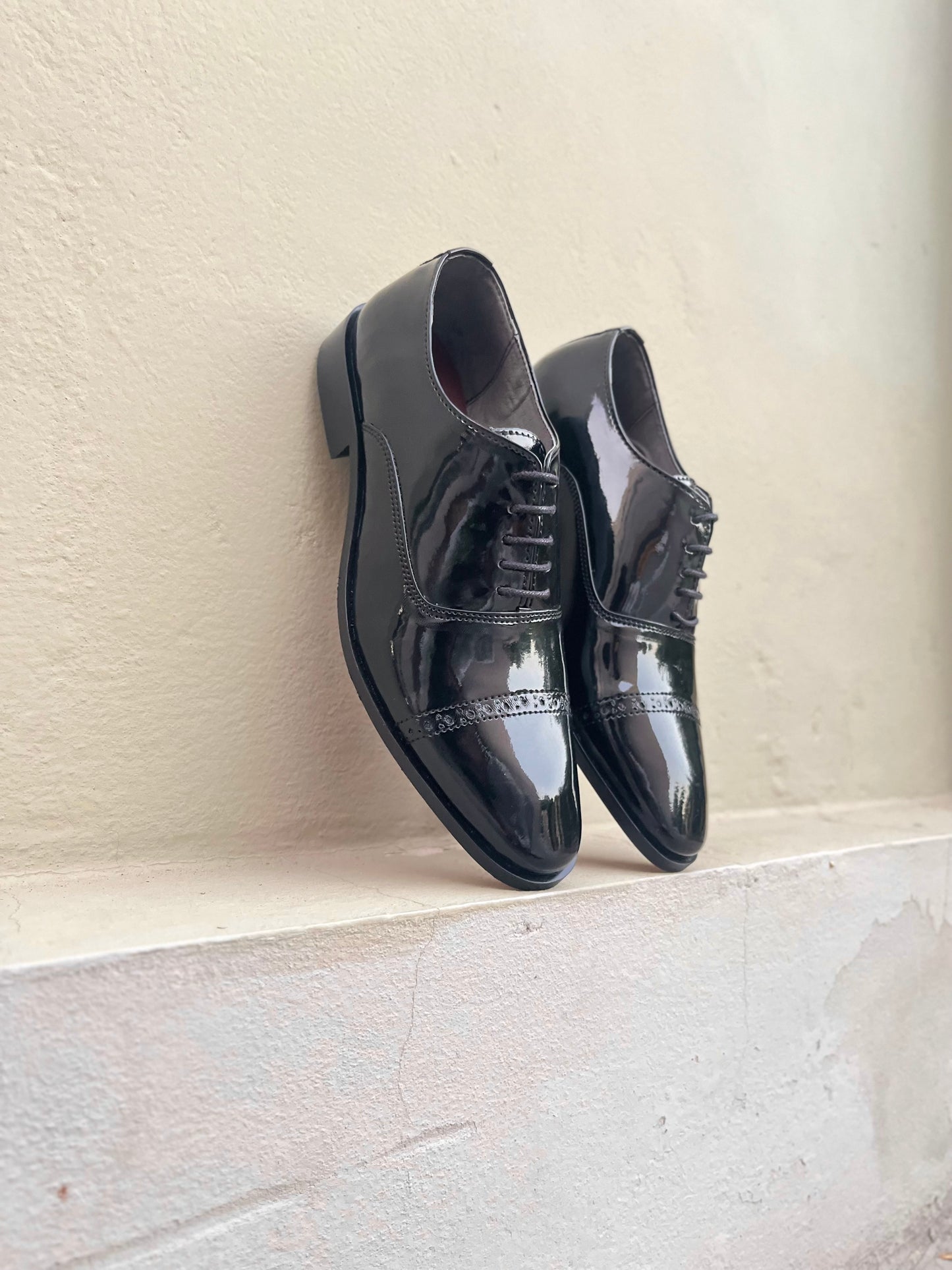 Patent Leather Oxford Shoes