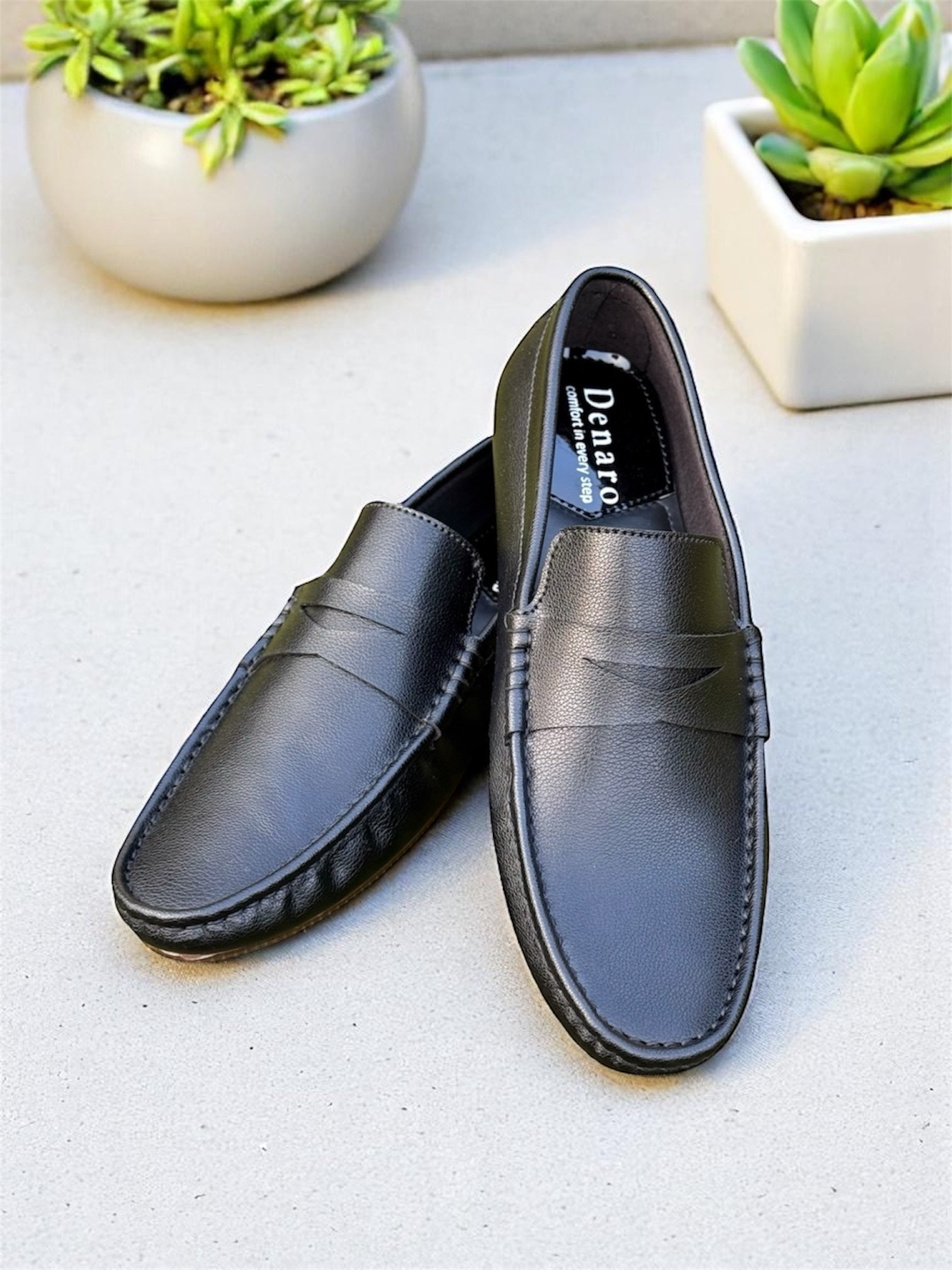 J-001 Men Black Shoes
