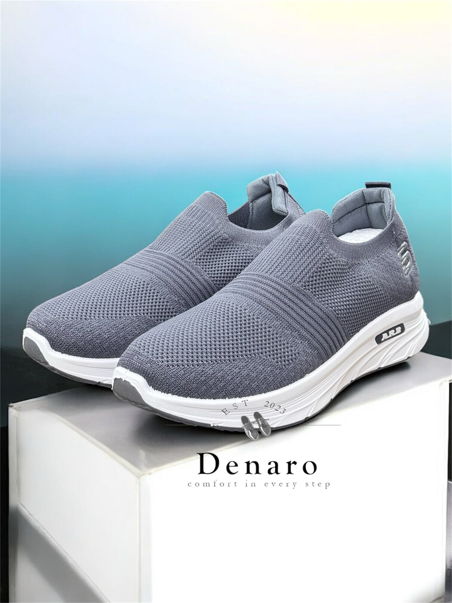 Grey Slip-In Joggers